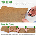 ZeeDix 10 Pcs Reptile Carpet 12x12 Inch Coconut Fiber Mat for Tank Bedding