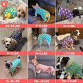 KYEESE Velvet Dog Pajamas for Medium Large Dogs Soft Onesie, Yellow Duck