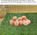 PINVNBY Washable Chicken Nesting Box Pads 6 Pcs Reusable Hens Nest Bedding Artificial Grass Rug Carpet Fake Synthetic Tu