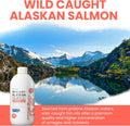 Wild Alaskan Salmon Oil for Dogs & Cats 16 oz - Omega 3 Dog Fish Oil, EPA DHA for Skin & Coat, Itch Relief, Joint and He