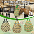 YedsIntu 3 Pcs Hay Bags for Horses, Hay Nets for Horses Goat Sheep,Goat Hay Feeder for Slower Feeding,Strong Load-Bearin