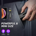 DARKBEAM UV Flashlight 395nm Black Light Pocket Woods Lamp Blacklight, Mini
