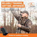 SportDOG Brand Competition Mega Whistle - Hunting Dog Training Whistle with Easy-to-Blow Design - Protects Handlers Ear - Black