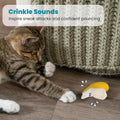 Catstages Dental Banana Cat Toy with Catnip, Dental Mesh & Crinkle Sound, Interactive Kicker for Indoor Cats & Kittens, 