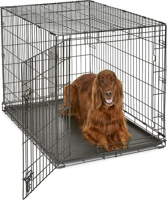New World by Midwest 42-Inch Single Door Crate, for Large Breeds, 71-90 lbs