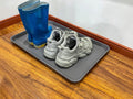 PetLike Boot Tray for Entryway Indoor, Pet Food Mat, 23 x 15.5 inch 2 Packs, Waterproof Rubber Shoe Tray for Indoor and 