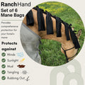 Horse Mane Bags for Horses, Set of 6 Handmade Lycra Mane Bags, Helps Reduce Tangles, Breakage & Rubbing, Washable Braide