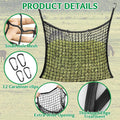 YedsIntu 3 Pcs Hay Bags for Horses, Slow Feed Hay Nets for Horses Goat Sheep, Large Capacity Hay Feeder for Stall, Trail