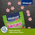 Vitakraft Drops Rabbit Guinea Pig Hamster Treats Watermelon Flavor 4.4 Ounce Bag Delicious Yogurt Enriched Drops with Fr