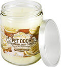 Odor Exterminator Candle, Creamy Vanilla, 13 Ounce Jar (Pack of 2)