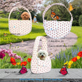 Floral Dog Sling Carrier for Small Dogs & Cats 5-15LBS, Medium