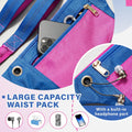 Hands Free Dog Leash with Pouch, Bungee, Waist Belt and Dual Handles