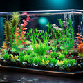 Ameliade Aquarium Artificial Plastic Plants Large Fish Tank Decor, 26PCS