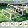 Rabbit Cage Outdoor Indoor, Tortoise Habitat Guinea Pig Cages Enclosure