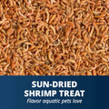 Tetra ReptoTreat Sun-Dried Shrimp For Aquatic Turtle, Newts & Frogs, .35 oz