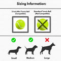 Automatic Ball Launcher for Small, Medium Dog/Puppy with 6 Small Tennis Balls, Free Training Guide Included w/Purchase