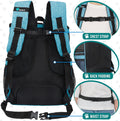 PetAmi Dog Backpack Carrier, Airline Approved 4-Way Entry Cat Bag, Teal
