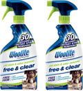 Bissell Woolite Free & Clear, Pet Stain & Odor Remover, 22oz (Pack of 2), 2719