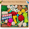 Bird Toys Parrot Foraging Toy Box for Parakeets, Cockatiels, Conures