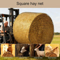 Martx 5x5ft Round Bale Hay Net for Horses Slow Feed, Knotless Feeder