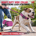 Tuff Pupper Heavy Duty Tactical Dog Collar | 1.5" Wide Ballistic Nylon | Reflective Stitching | Integrated ID Tag Holder