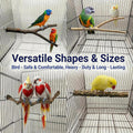 8PCS Natural Bird Perches for Cage, Parakeet Perches Set, Birds Toys, Natural Wood Perch for Small Birds Cages, Bird Cage Accessories, Parrot Stand for Cockatiels,Conure,Lovebird, Budgie Toys