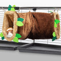 Guinea Pig Tunnel Hammock, Fleece Small Animal Hammock Hideout