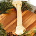 Pet Factory 100% Made in USA Beefhide 15-17" Knotted Bone Dog Chew Treat - Natural Flavor, 1 Count/1 Pack