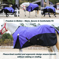BARN & STABLE 600D Ripstop Lightweight Horse Turnout Sheet No Fill,Water-Resistant & Breathable Horse Blanket for Spring