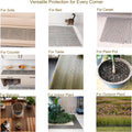 Vtedu 10 Pack Cat Repellent Mat for Indoor & Outdoor, Anti Cat Scratch Mat with Spikes, Cat Deterrent Mat for Garden, Sofa, Bed, Waterproof & Reusable
