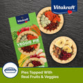Vitakraft Veggie & Fruity Pie Treat for Pet Rabbits, Guinea Pigs, and Hamsters, 2 Pies,brown,24" x 50", 1.27 Ounce (Pack