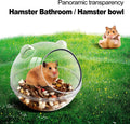 Hamster Bathtub,Hamster Bathroom,Sand Bath Container,Hamster Toilet and Sandbox Dust Bathtub,Hamster Bed,Sand Bath Box f