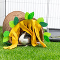 Guinea Pig Hideout, Fleece Tunnel House Small Pet Cage Accessories