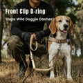 Forestpaw No Pull Dog Harness with Large Handle,Slip on Reflective Vest with Quick Release Buckle,Comfortable Flannel Lining for Medium Large Dogs Walking Training (Includes 3 Patches),Brown M