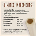 Cadet Junior Stuffed Shin Bones - Highly Digestible, High Protein, Long-Lasting Dog Chew Bone for Aggressive Chewers, Su
