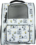 Peanuts Backpack 16" Snoopy & Woodstock Mesh Pet Carrier Bag Outdoor Travel for Cats Dogs Small Pets