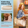 Cleverpup Transit Tote Dog Carrier 4-Piece Set - Medium, Checkerboard