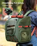 Pecute Small Animal Carrier Guinea Pig Backpack,with Bubble Window