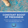 Fresh Step Cat Litter Crystals Deodorizer, Non Toxic Odor Neutralizing Crystals for Litter Boxes that Help Control Smells and Keep Home Areas Fresh, Fresh Scent, 15 Ounce