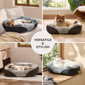 Bedsure Washable Dog Bed Small Medium Size Dog Rectangle Pet Bed,25x21x7in