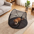 Pop-Up Cat Playpen, Portable Mesh Pet Tent, Indoor Outdoor Foldable Exercise Fence for Kittens, Rabbits, Guinea Pigs & S