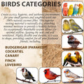 Coconut Fiber for Bird Nests Bird Nesting Material Coconut Bird Nest Finch Coconut Fiber Pet Bedding Substrate for Layin