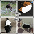 2 Pack Solid Color Dog Shirts - Lightweight, Quick Dry, Breathable Pet T-Shirts for Small to Large Dogs - Stretchy, Dura