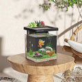 ERAARK 1.5 Gallon Betta Fish Tank Aquarium kit with Filter LED Light, Water Pump, Fish Tank Starter Kits, Fish Bowl