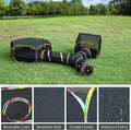 Naielfopet Outdoor Cat Enclosure, 3-in-1 Portable Pop Up Cat Mesh Tent with Tunnel for Cat Run, Easy Set Up and Foldable Catio Playground for Indoor Cats, Rabbits & Small Animals, Includes Storage Bag