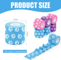 Vet Wrap Cohesive Bandages, Self-Adhesive Bandage Wrap, Breathable Non-Woven Self Adherent Tape for Pet Dog Leg Paw Woun