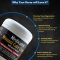 E3 Medicated Wound Cream for Horses, Dogs, Rabbits - Hot Spot Treatment Ointment - Dog Hot Spot Remedy & Paw Care - Non 