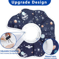 Maiiu Soft Adjustable Cat Cone Collar, Comfortable Recovery Collar for Cats After Surgery (Dark Blue, Small)