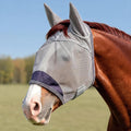 Horse Fly Mask with Ears - UV Protection Fine Mesh Super Comfort Fly Masks for Horses, Adjustable Breathability Horses M