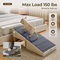 2 in 1 Ottoman Dog Ramp for Couch,Stable Folding Ramp for Small Dogs